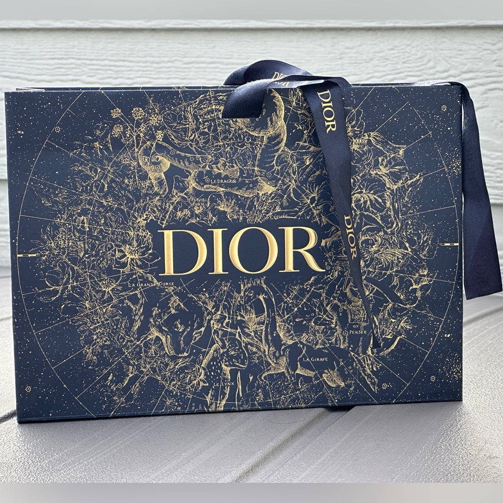 Authentic Dior Noel gift bag